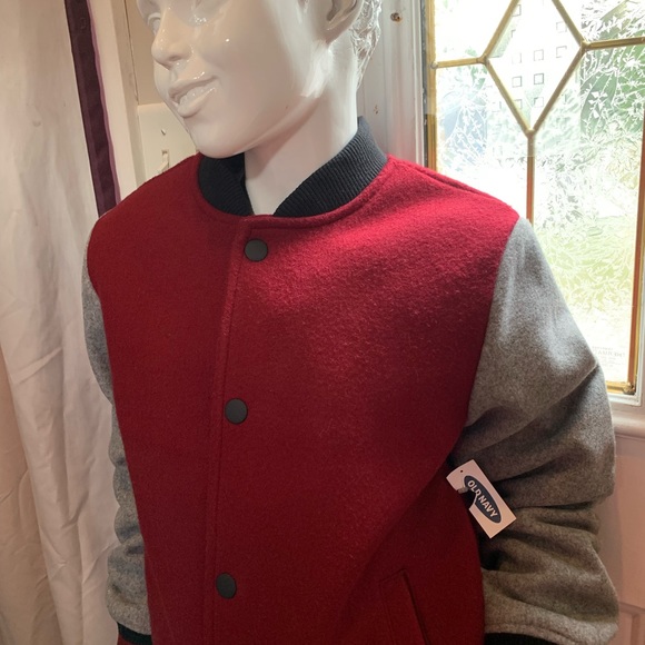 jacket , NWT burgundy , black and grey color . - Picture 5 of 16